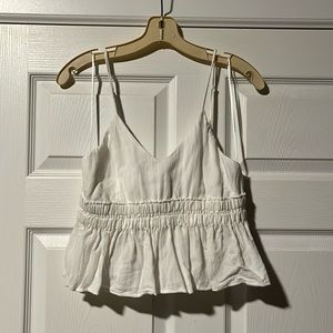 Cotton candy peplum tank